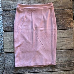 || lulus high waisted suede like pencil skirt